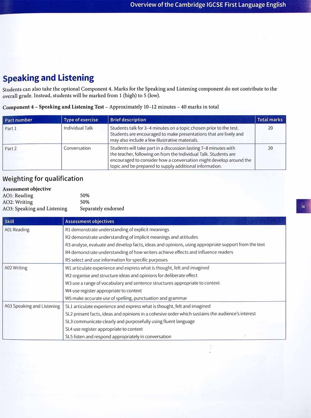 Cambridge igcse first language english coursebook fifth edition 