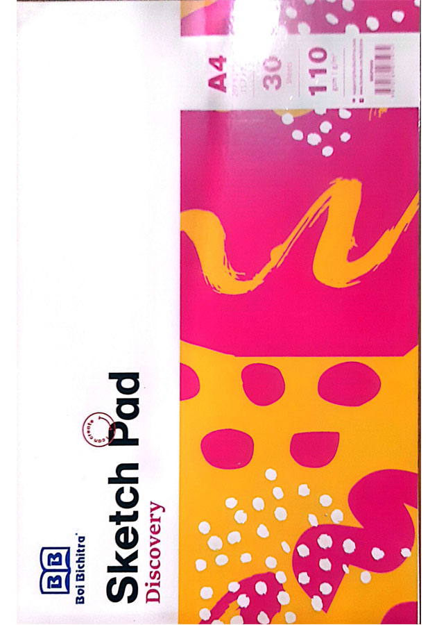 Boi Bichitra Sketch Pad A4 Discovery ( Dimension 11.7 inch X 8.3 Inch)