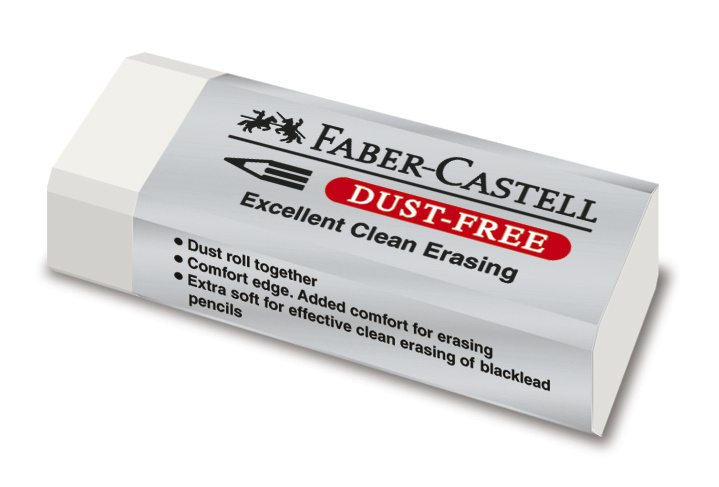 Faber Castell Dust-Free Eraser White (Large)