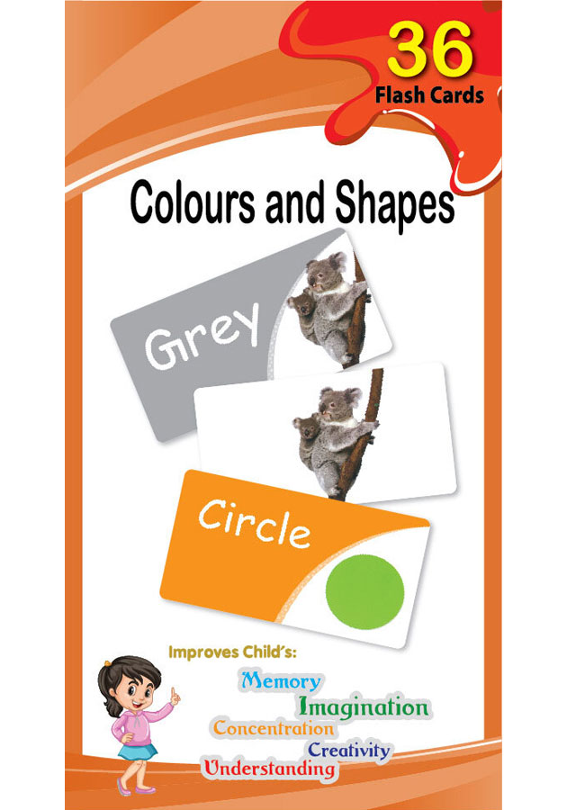 Flash Card- Colours and Shapes ( 36 Cards)