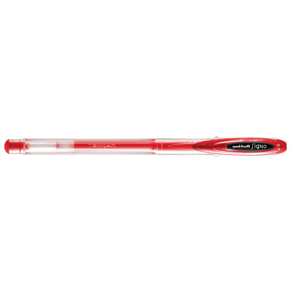 Uni-Ball Signo: Gel Ink Pen - 0.7 mm Red (UM-120)