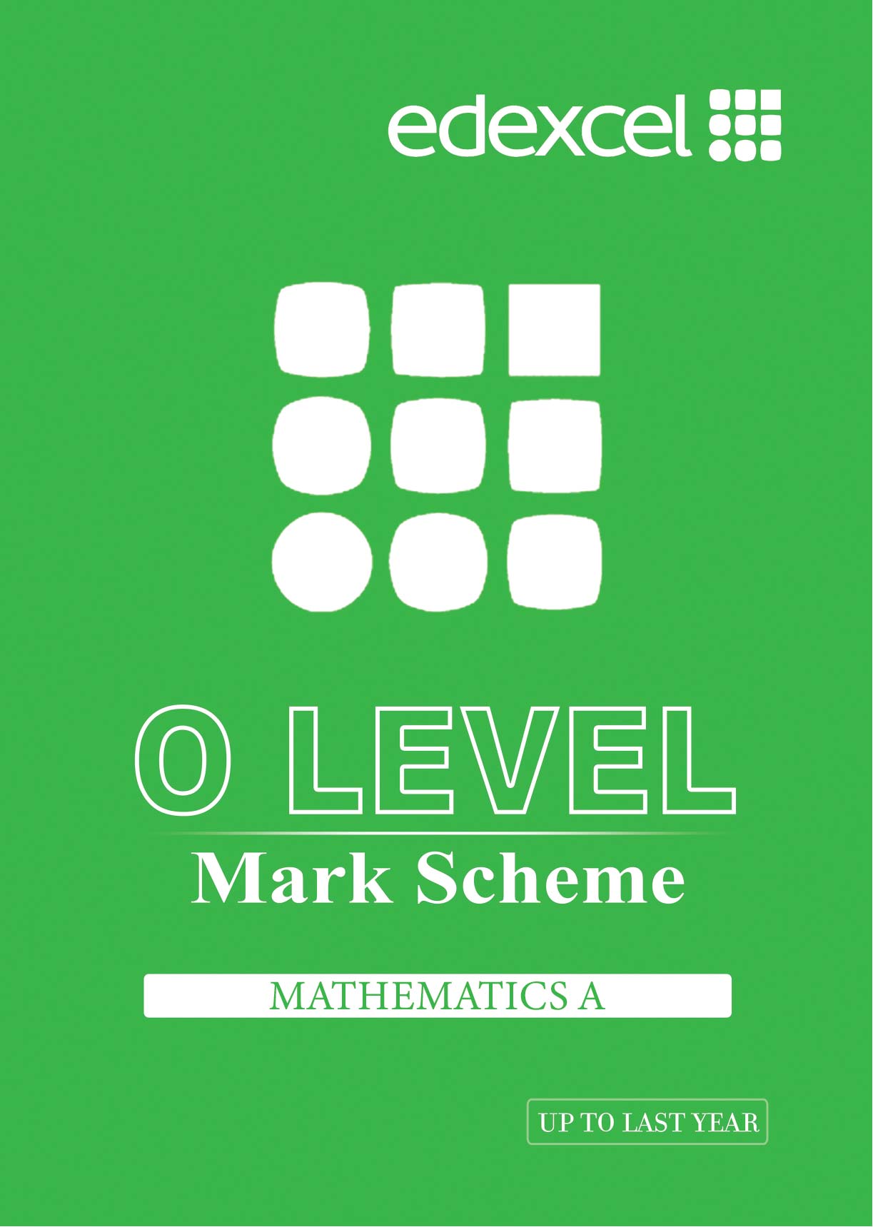 Edexcel International GCSE Mathematics A Mark Scheme
