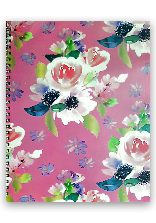 Boi Bichitra Notebook [ 8.7" x 11.2" in] Single Line | 160 Pages (Large ) Spiral