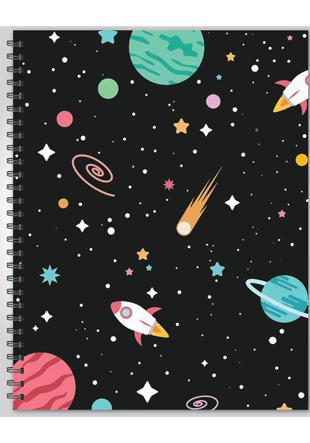 Boi Bichitra Notebook [Galaxy - BBNB0018] Single Line | 200 Pages (Medium)