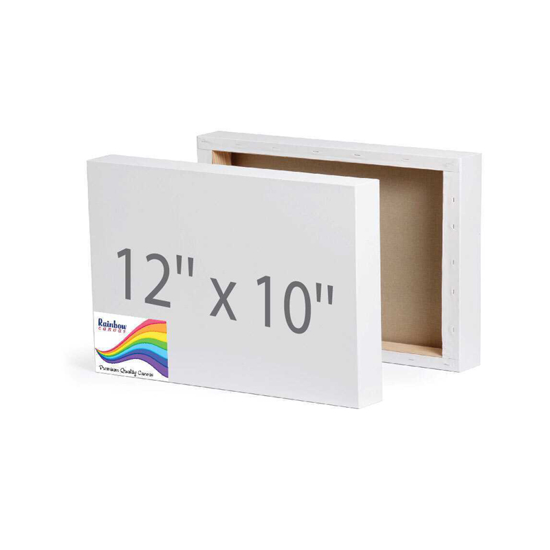 Rainbow Canvas White 10x12''
