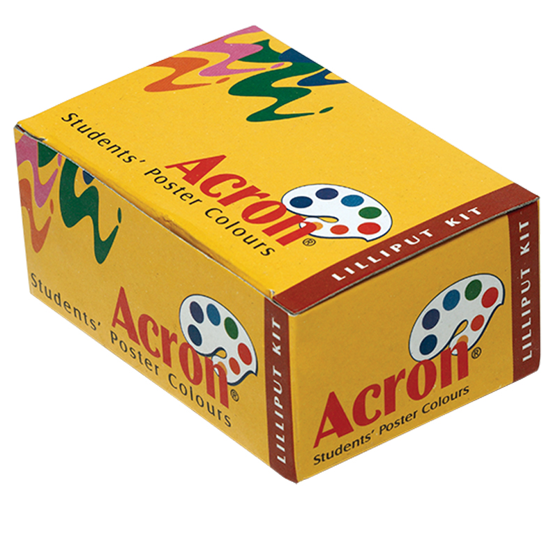 Acron Students Poster Colours Lilliput Kit - 6 Shades