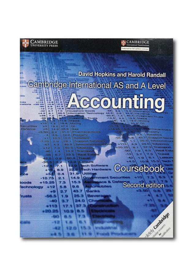 CAMBRIDGE INTERNATIONAL AS AND A LEVEL ACCOUNTING COURSE BOOK