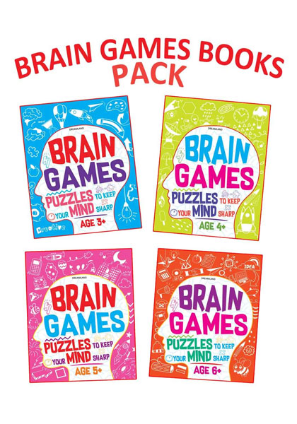 Brain Games Books Pack (A Set of 4 Books)