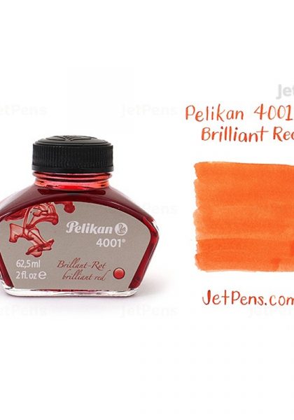 Pelikan 4001 Bottled Ink for Fountain Pens, Brilliant Black, 30ml, 1 Each  (301051)