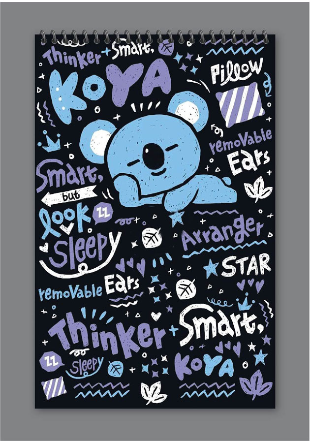 Boi Bichitra Notepad [Koya] Unruled | 100 Pages