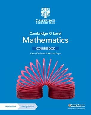 Cambridge O Level Mathematics Coursebook (Third Edition)