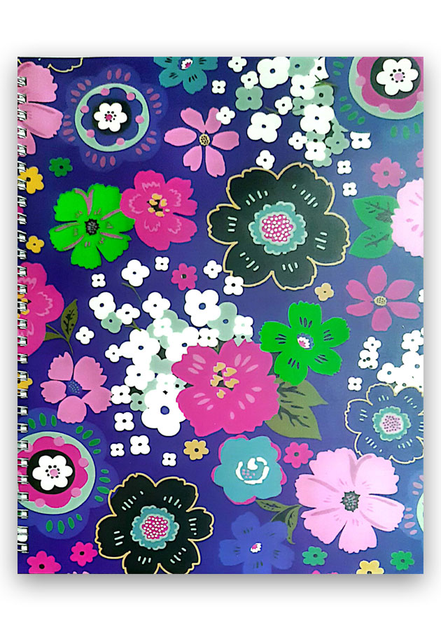 Boi Bichitra Notebook [ 8.7" x 11.2" in] Single Line | 160 Pages (Large ) Spiral