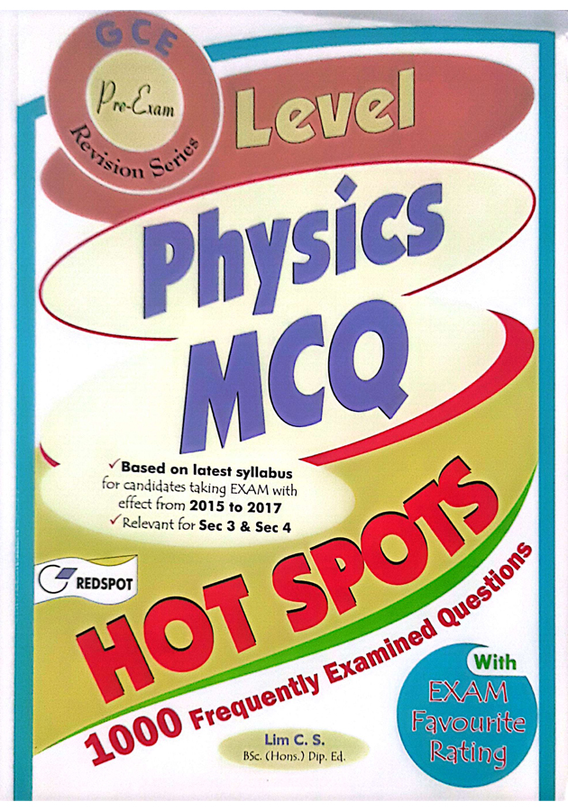 Redspot O- level Physics ( MCQ) GCE Hot Spots