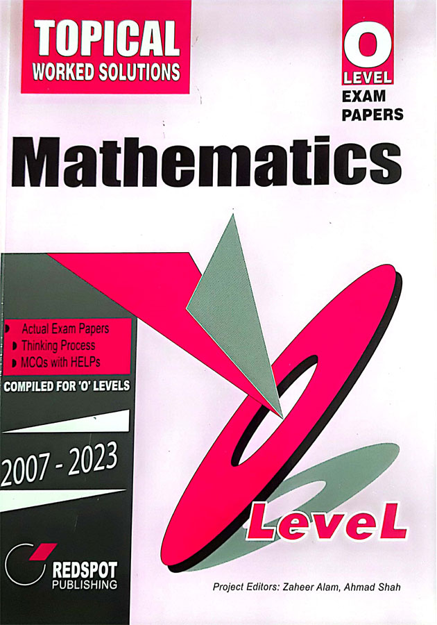 Cambridge O level Mathmatics Question Paper Redspot Topical