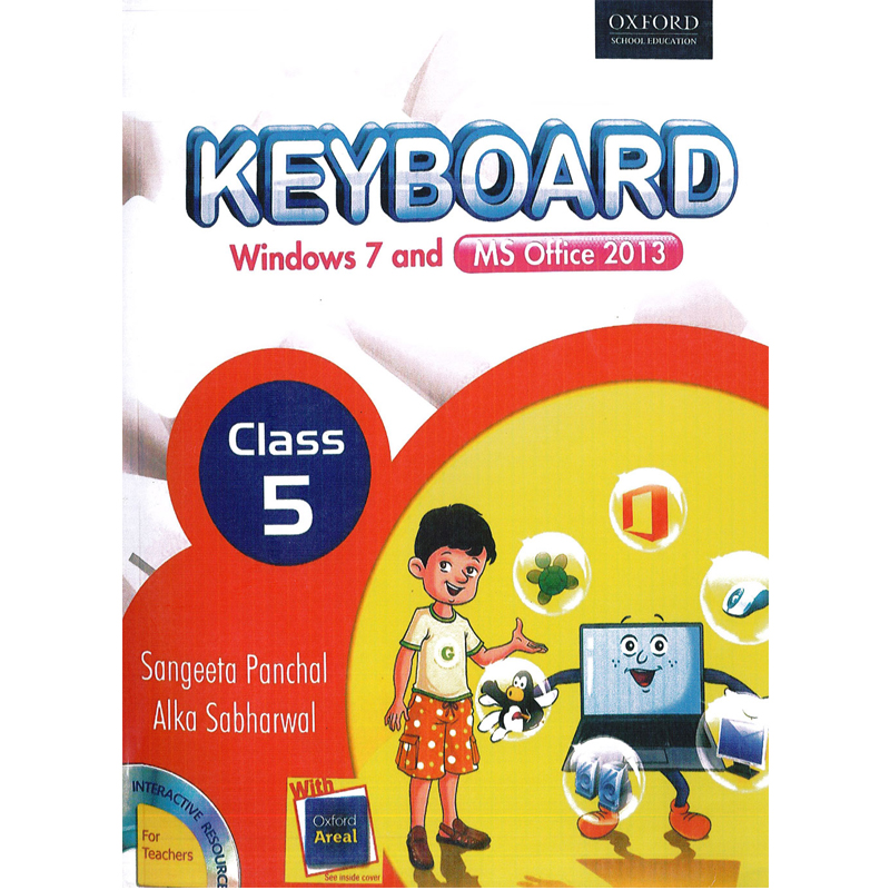 Keyboard Windows 7 and MS Office 2013 Class 5  (Color Print)