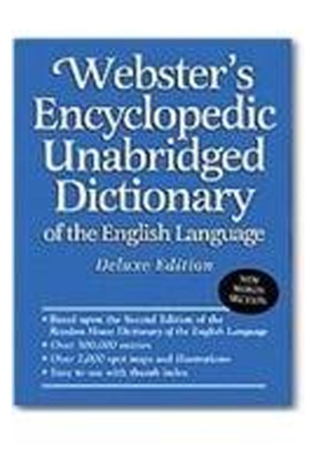 Webster's Encyclopedic Unabridged Dictionary Of The English Language [DELUXE EDITION] [Hardcover ]