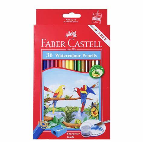 Faber Castell 36 Watercolour Pencils