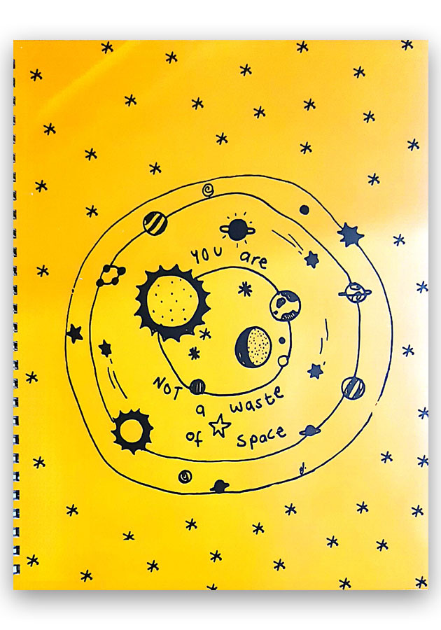 Boi Bichitra Notebook [ 8.7" x 11.2" in] Single Line | 160 Pages (Large ) Spiral