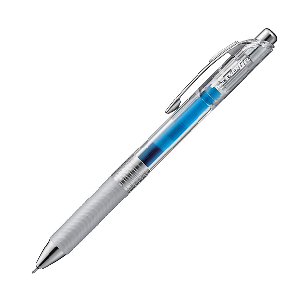 Pentel EnerGel: Retractable Liquid Gel Roller Pen - Needle Point | 0.5 mm Blue (BLN75TL-CX)