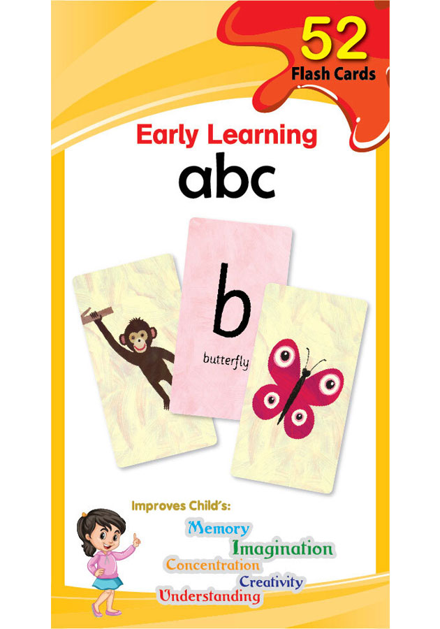 Flash Card- Early Learning - abc ( 52 Cards)