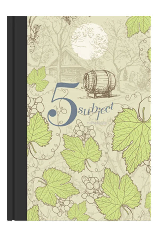 5 Subject note Book Original Hardcover Big Notebook