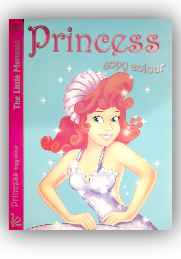 Princess Copy Colour Book- The Little Mermaid