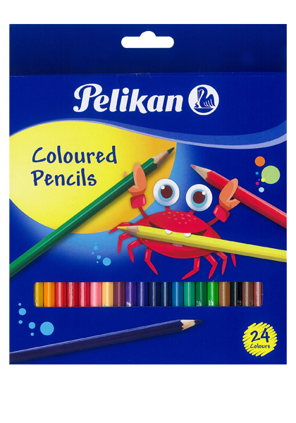Pelikan  Coloured Pencils Long 24 Colours