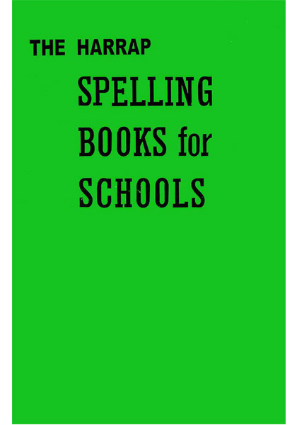 The Harrap: Spelling Books for Schools (Book 1)