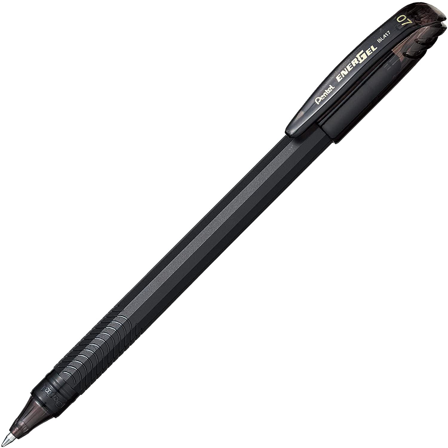 Pentel EnerGel: Roller Ballpoint Pen - 0.7 mm Black (BL417-A)