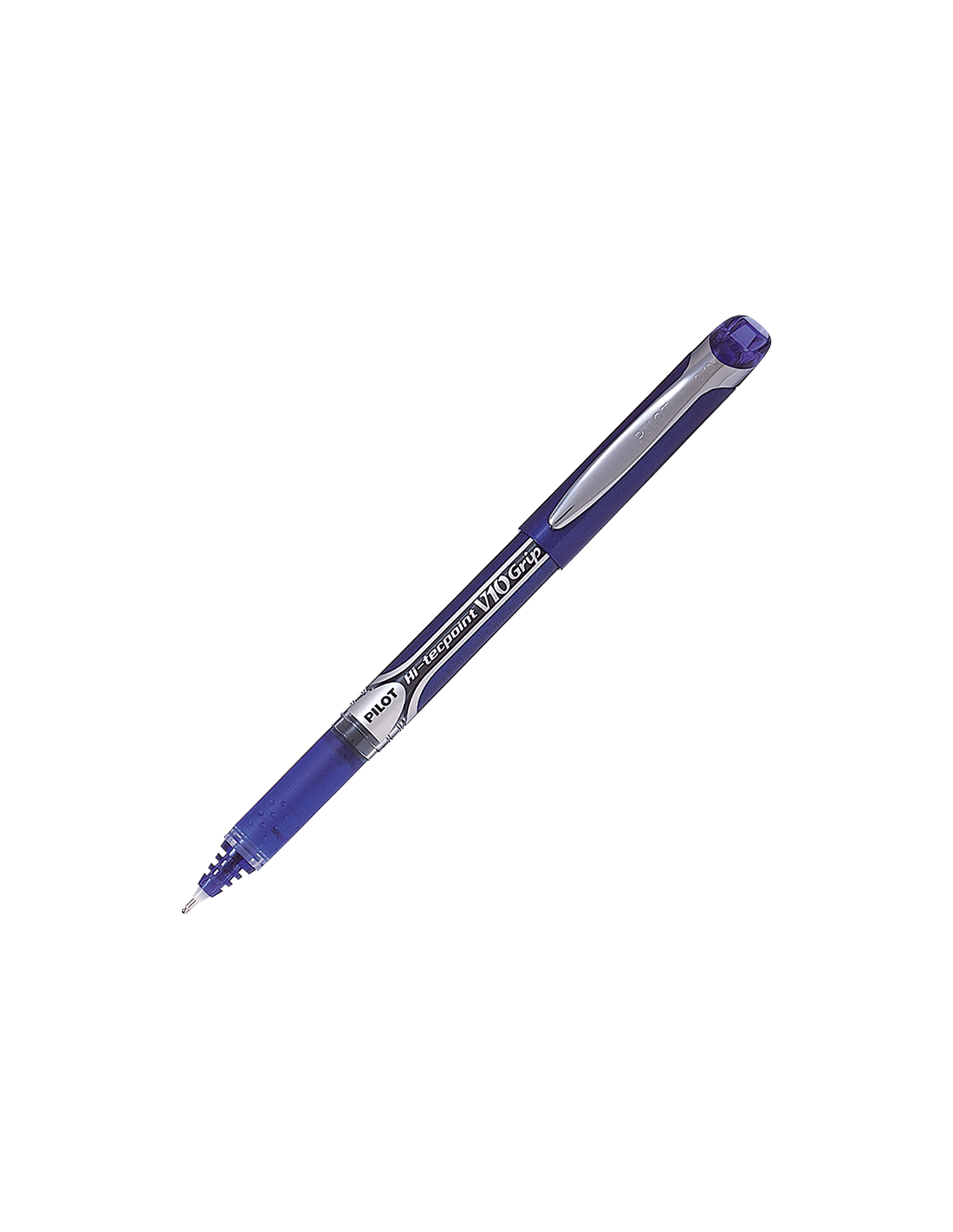 Pilot Hi-Tecpoint V10 Grip: Liquid Ink Rollerball Pen - Broad Tip (Blue)