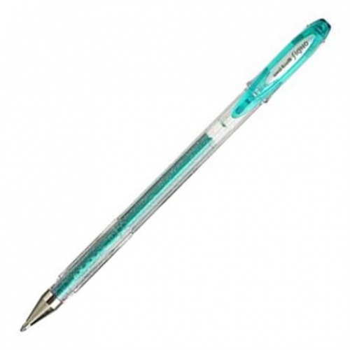 Uni-Ball Signo Sparkling: Glitter Gel Ink Pen - Green (UM-120SP)