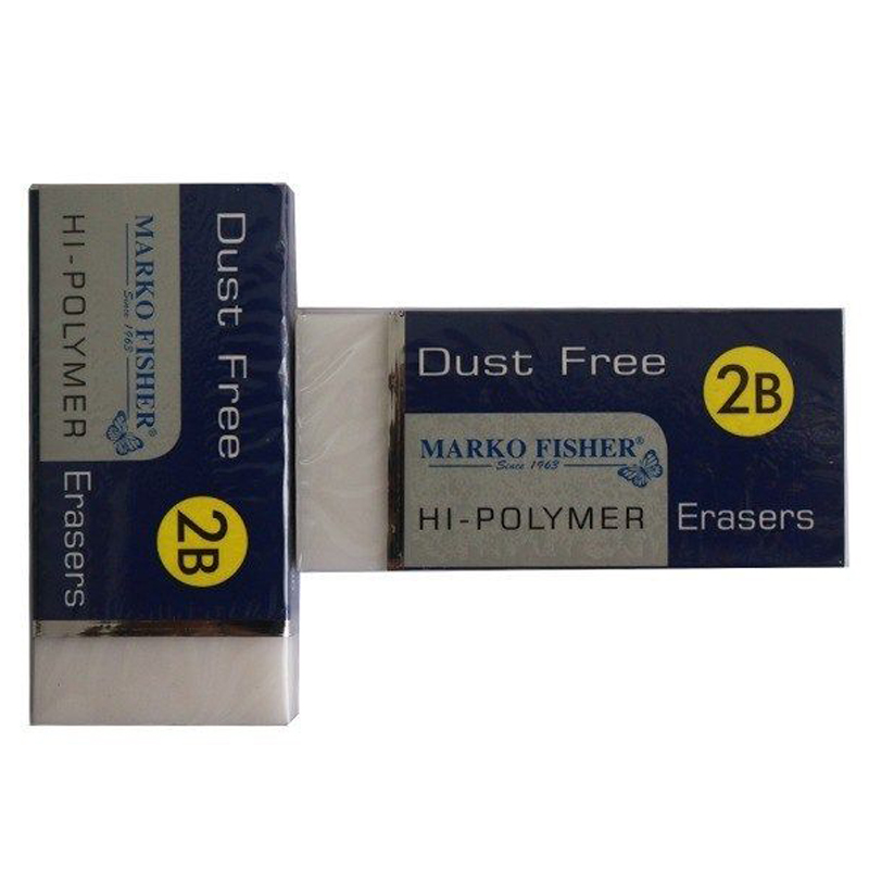 Marko Fisher 2B Hi-Polymer Dust Free Eraser