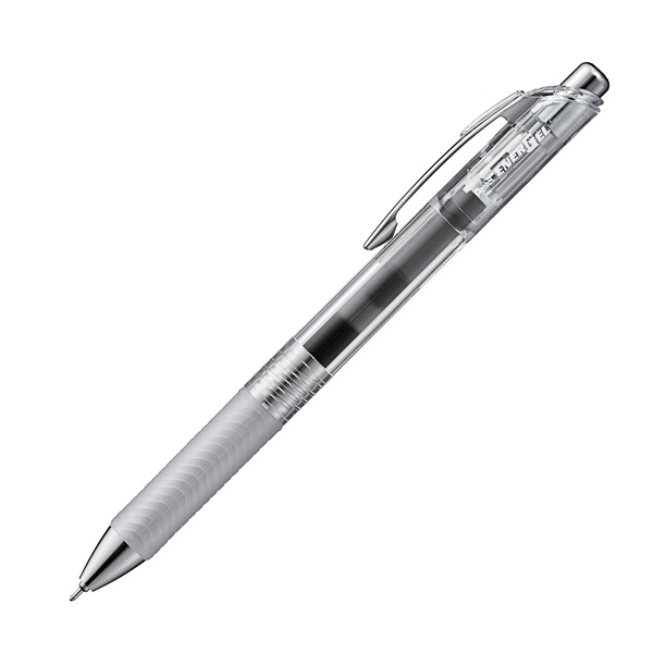 Pentel EnerGel: Retractable Liquid Gel Roller Pen - Needle Point | 0.5 mm Black (BLN75TL-AX)