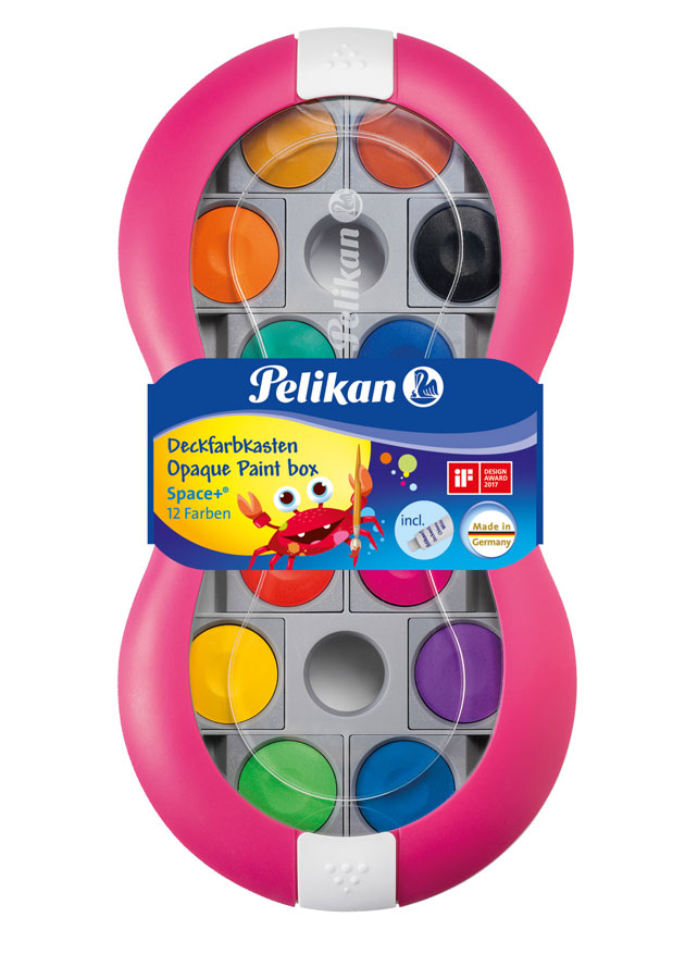 Pelikan Opaque Paint Box Space+ Magenta 12 Colours