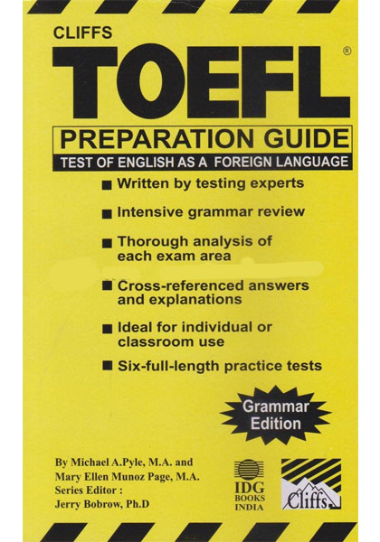 Cliffs TOEFL - Preparation Guide