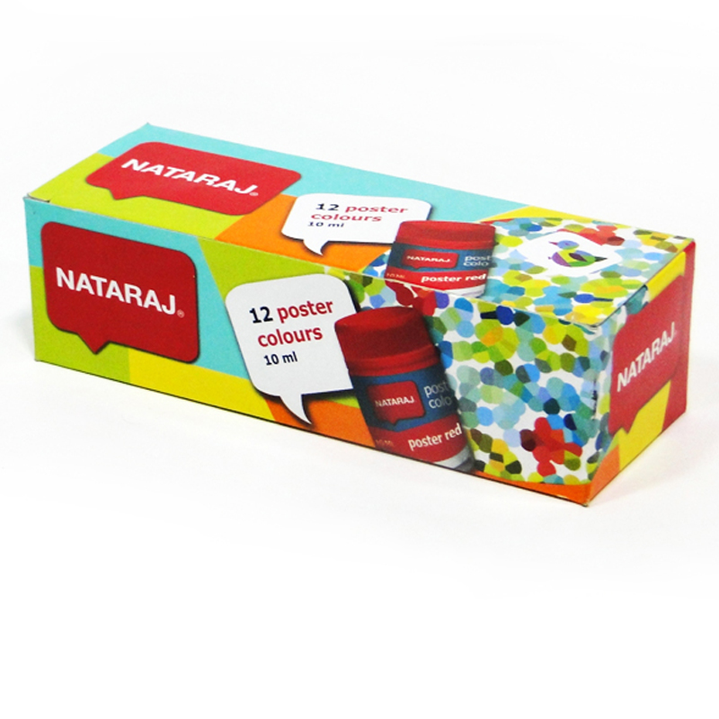 Nataraj Poster Colours - 12 Colours