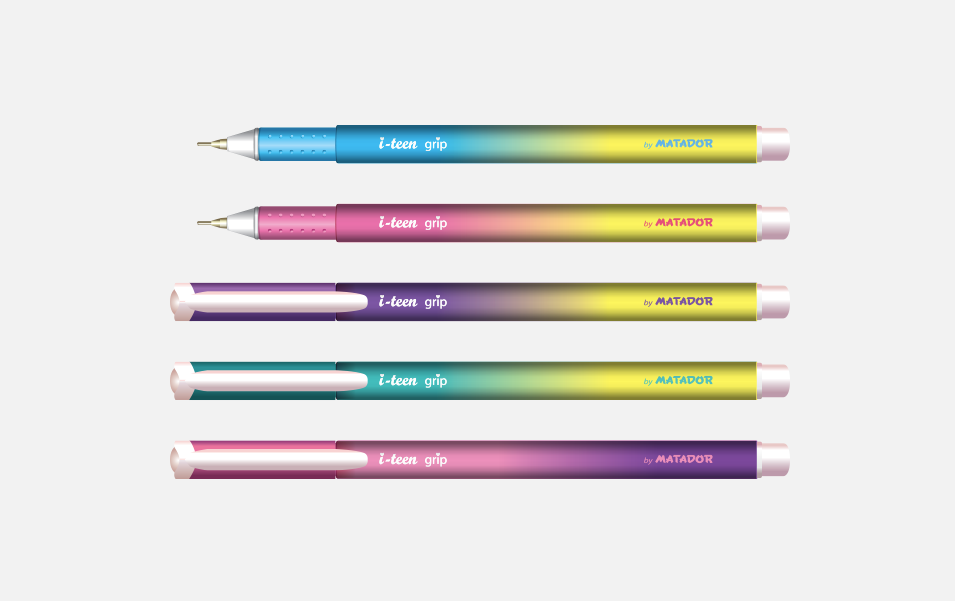 Linc Glycer 0.7 mm Ball Pen, Comfortable Rubber Grip For Smudge-Free  Writing, Fast Flowing Ink Technology