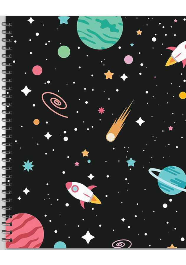 Boi Bichitra Notebook [Galaxy - BBNB0008] Single Line | 200 Pages (Large )
