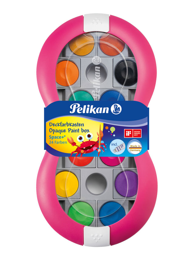 Pelikan Opaque Paint Box Space+ Magenta 24 Colours