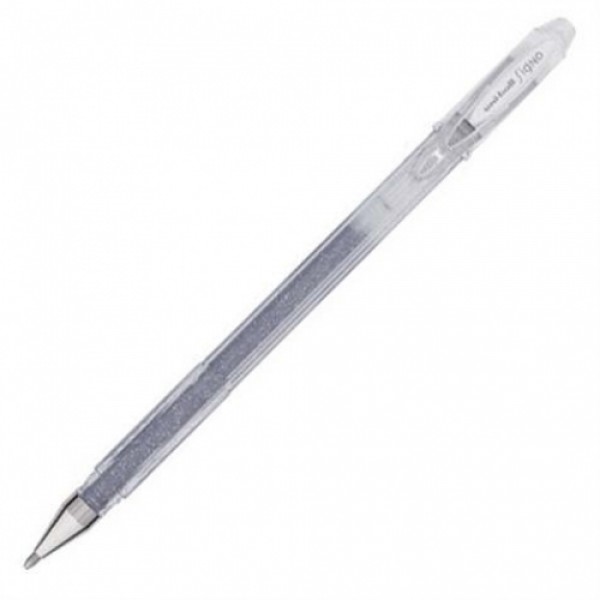 Uni-Ball Signo Sparkling: Glitter Gel Ink Pen - Silver (UM-120SP)