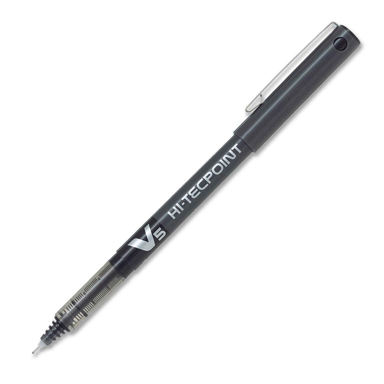 Pilot Hi-Tecpoint V5: Liquid Ink Rollerball Pen - Fine Tip (Black)