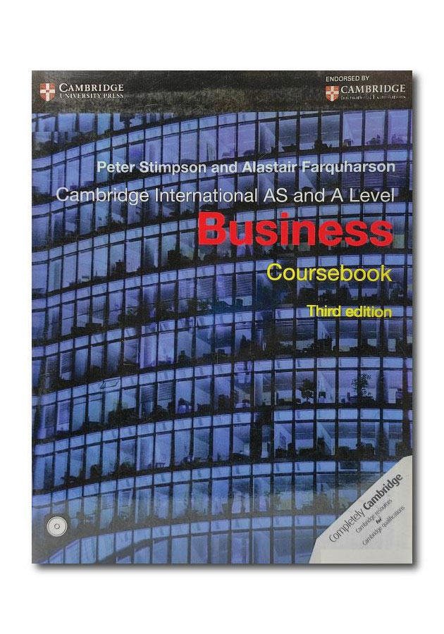 CAMBRIDGE INTERNATIONAL AS AND A LEVEL BUSINESS STUDIES