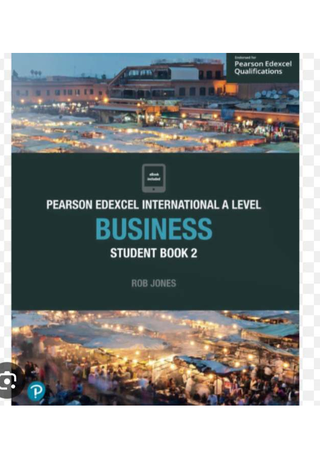 Pearson Edexcel International  A Level Business Student Book 2
