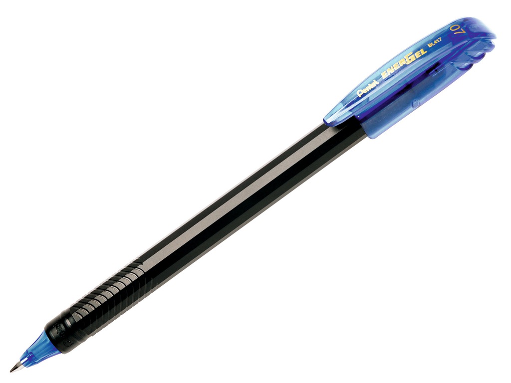 Pentel EnerGel: Roller Ballpoint Pen - 0.7 mm Blue (BL417-C)