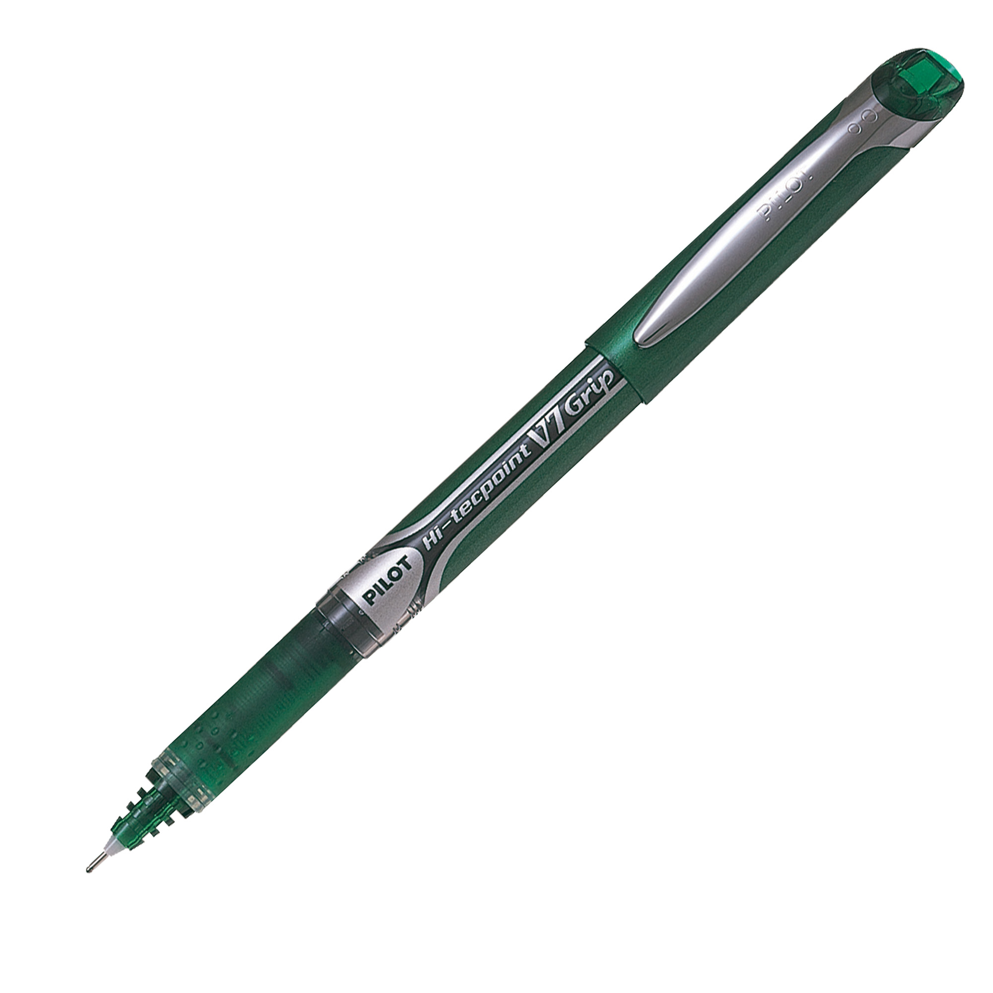 Pilot Hi-Tecpoint V7 Grip: Liquid Ink Rollerball Pen - Medium Tip (Green)