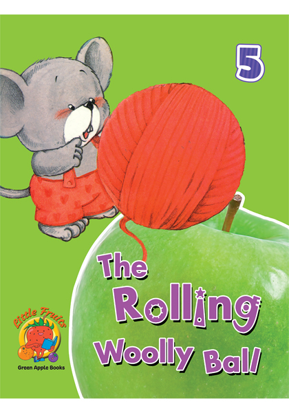 The rolling woolly ball -5 : Little Fruits:Green Apple Books