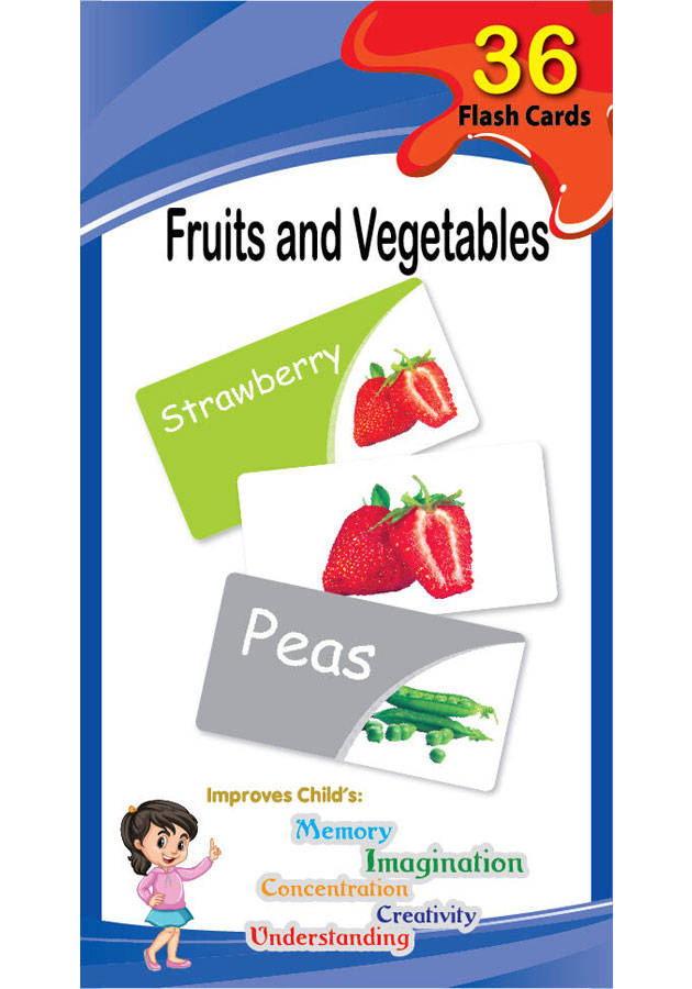 Flash Card- Fruits and Vegetables ( 36 Cards)