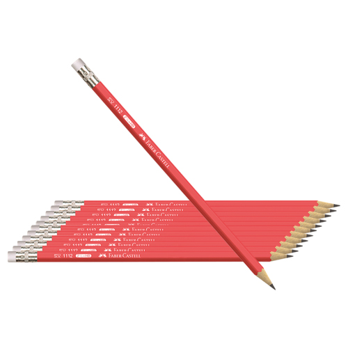 Faber Castell Red Matt HB Pencil