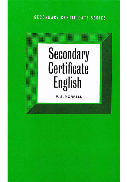 Secondary Certificate English