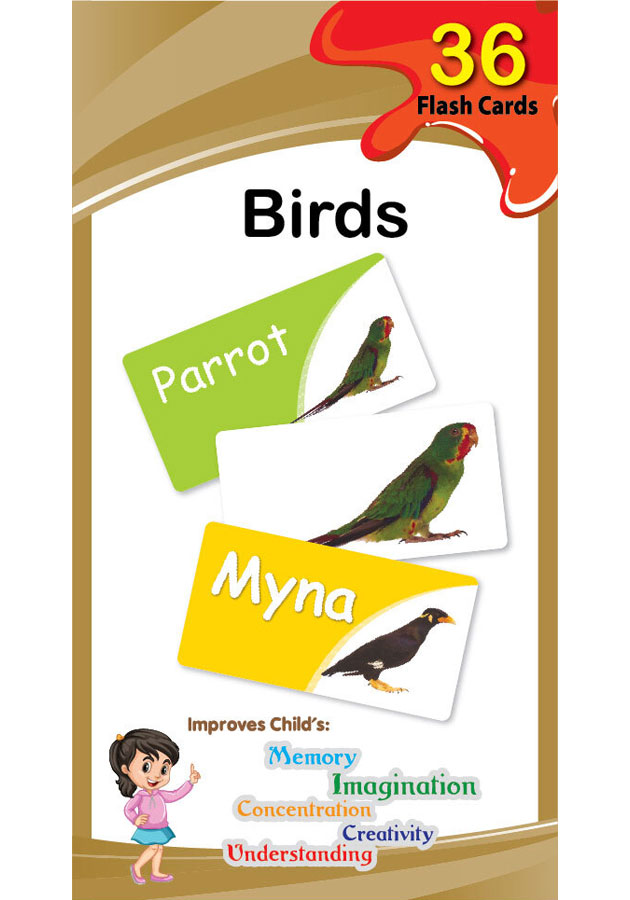 Flash Card- Bird ( 36 Cards)